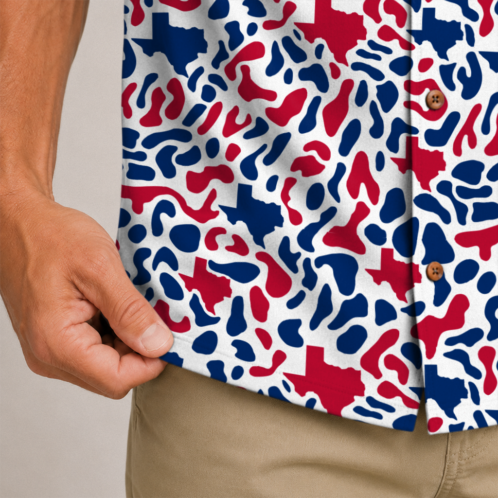 Traditions Texas Hawaiian Shirt for Men