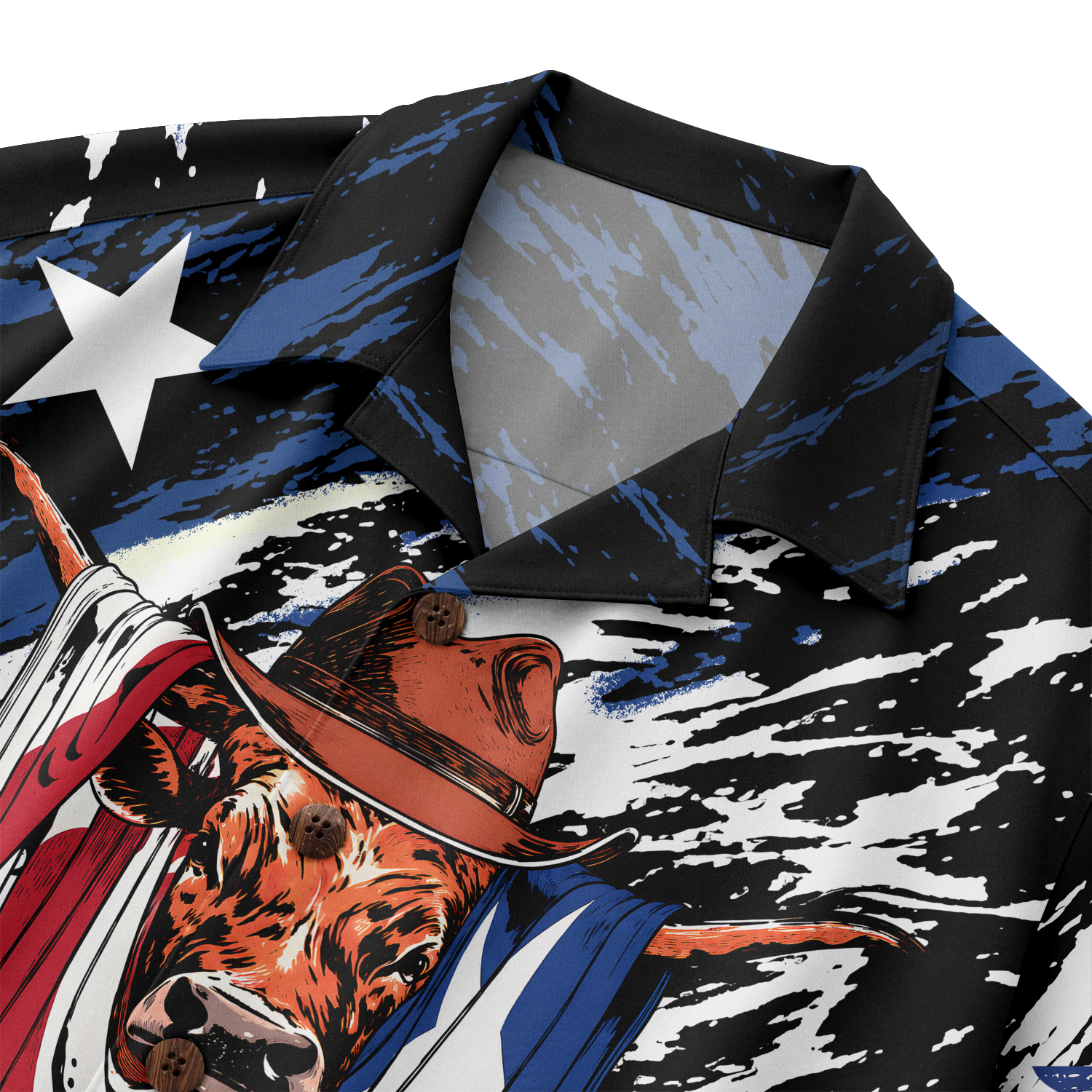 Texas Flag Hawaiian Shirt for Men