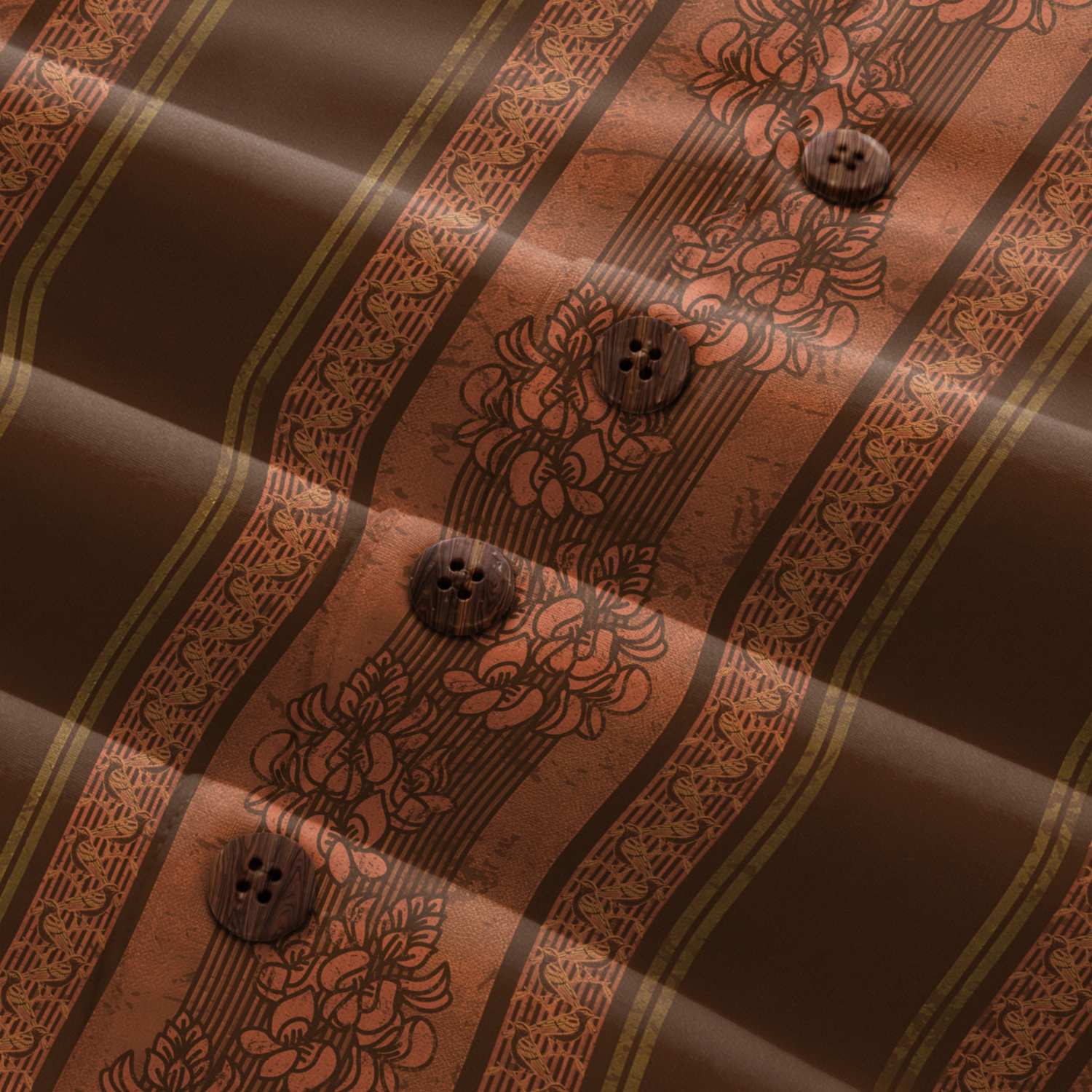 Texas Check Hawaiian Shirt for Men