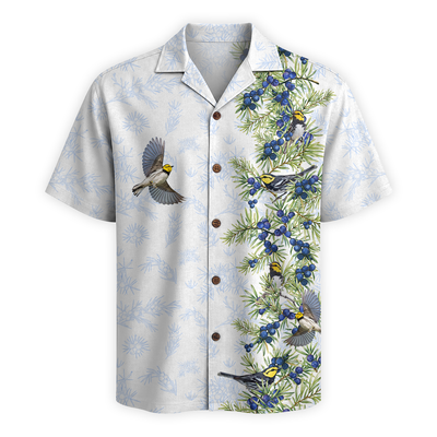 Texas x Bird Watching Hawaiian Shirt for Men