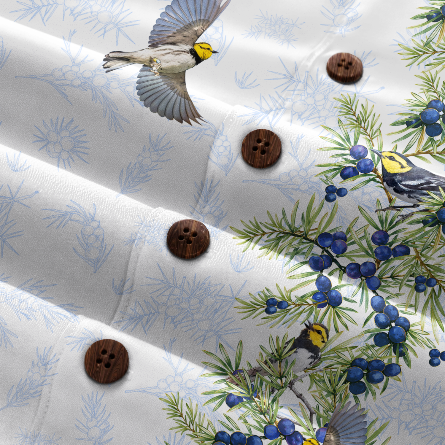 Texas x Bird Watching Hawaiian Shirt for Men
