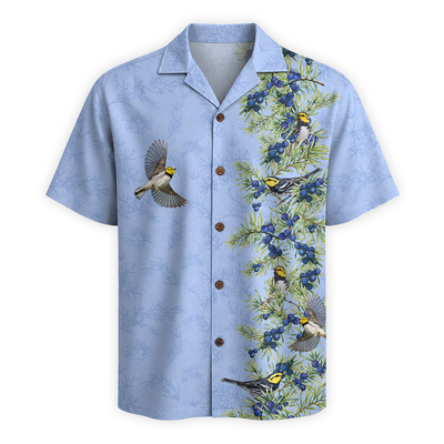 Texas x Bird Watching Hawaiian Shirt for Men