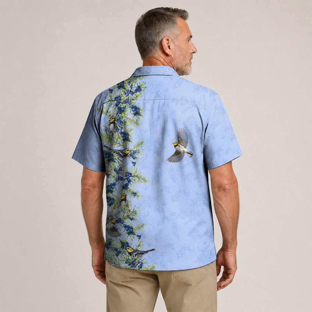 Texas x Bird Watching Hawaiian Shirt for Men