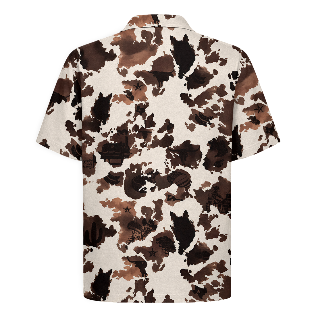 Texas x BBQ Hawaiian Shirt for Men