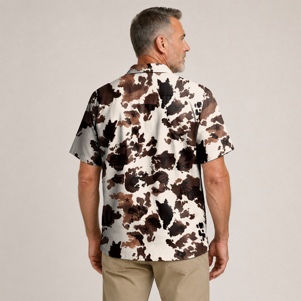 Texas x BBQ Hawaiian Shirt for Men