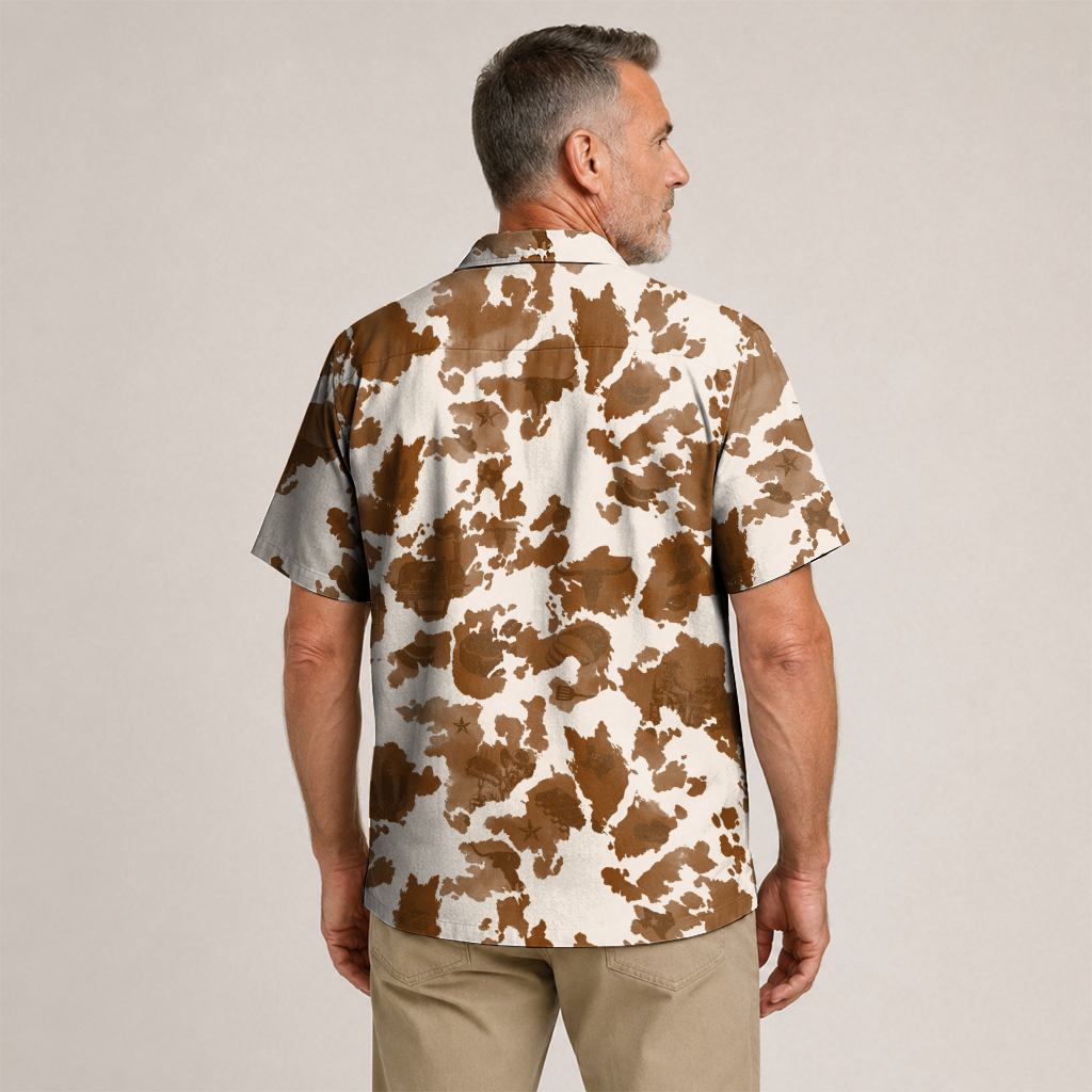 Texas x BBQ Hawaiian Shirt for Men