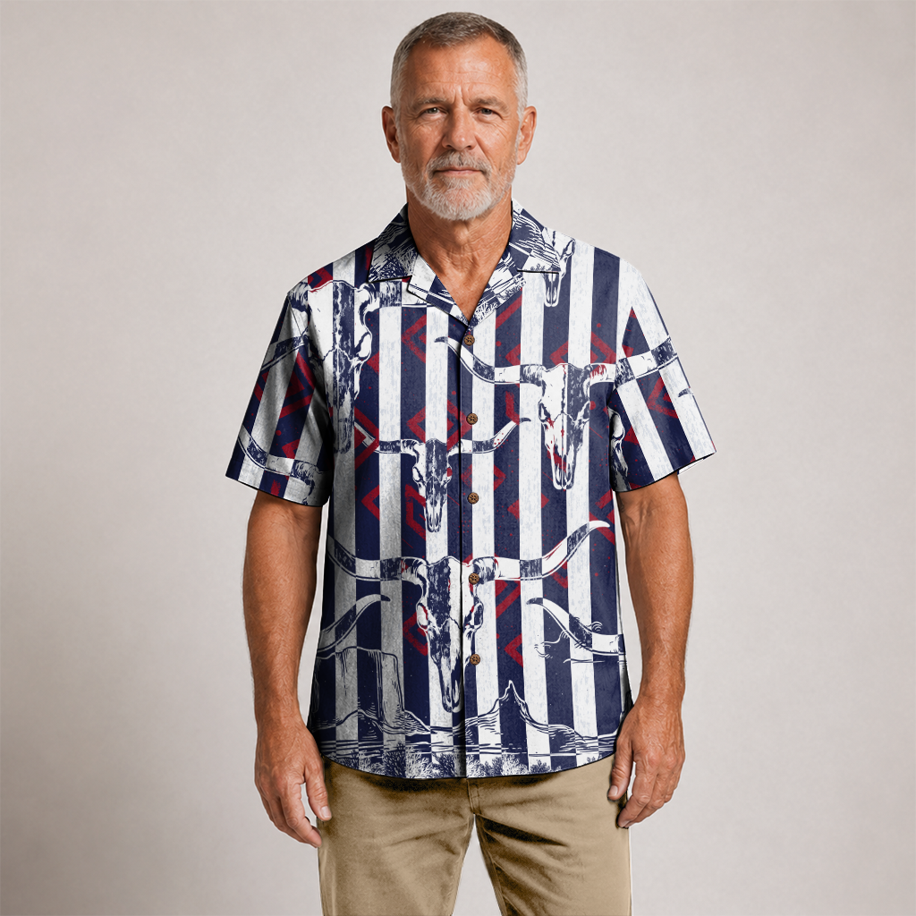 Texas Hawaiian Shirt for Men