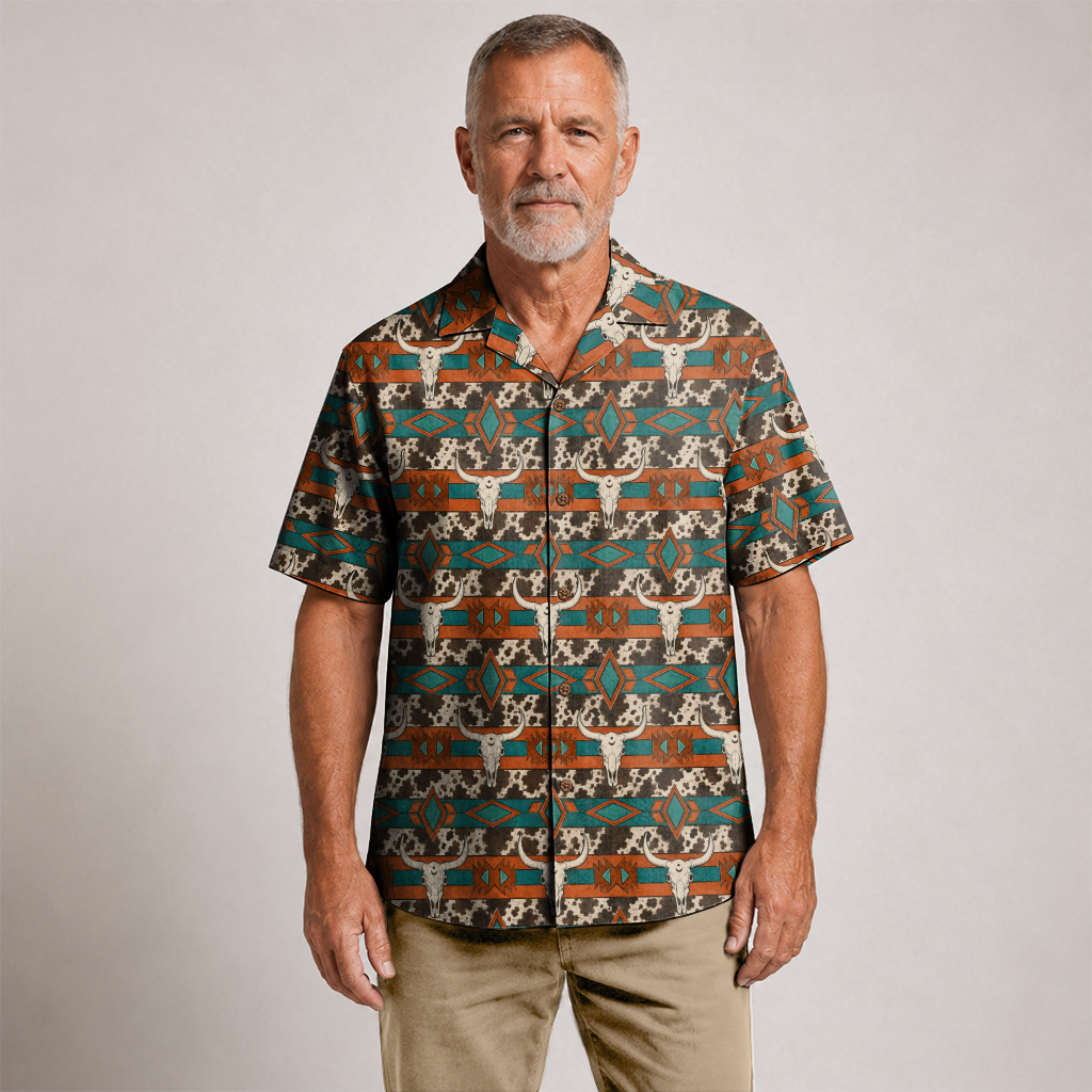 Texas Hawaiian Shirt for Men