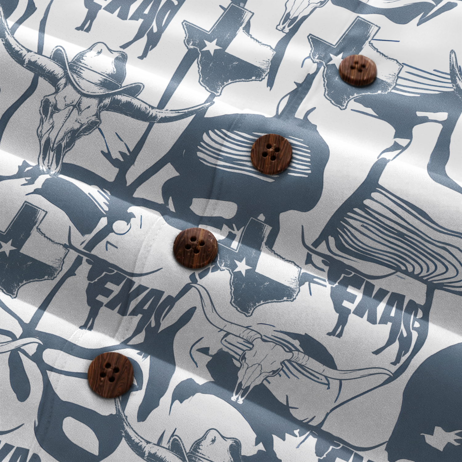 Texas Hawaiian Shirt for Men