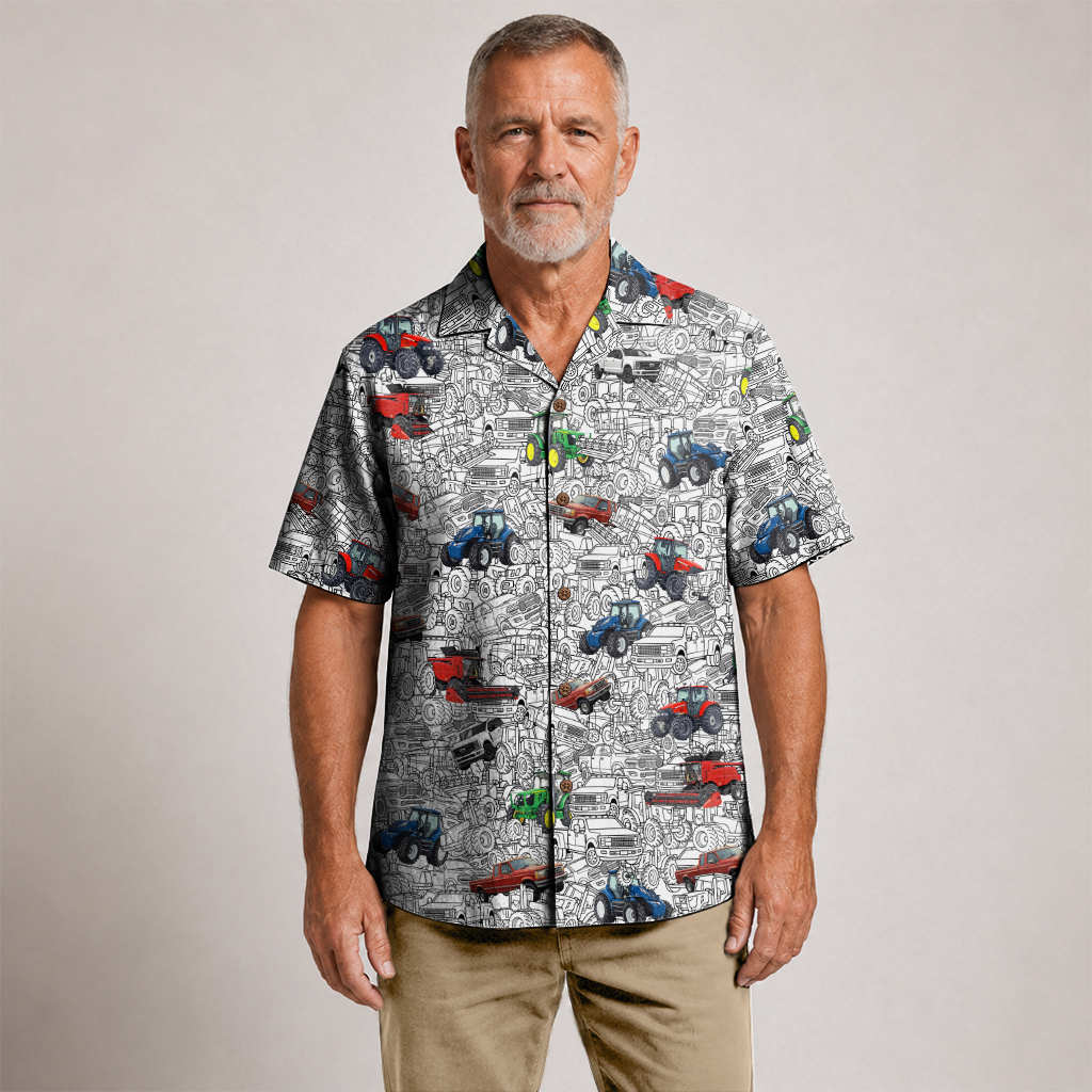 Farmer Hawaiian Shirt for Men