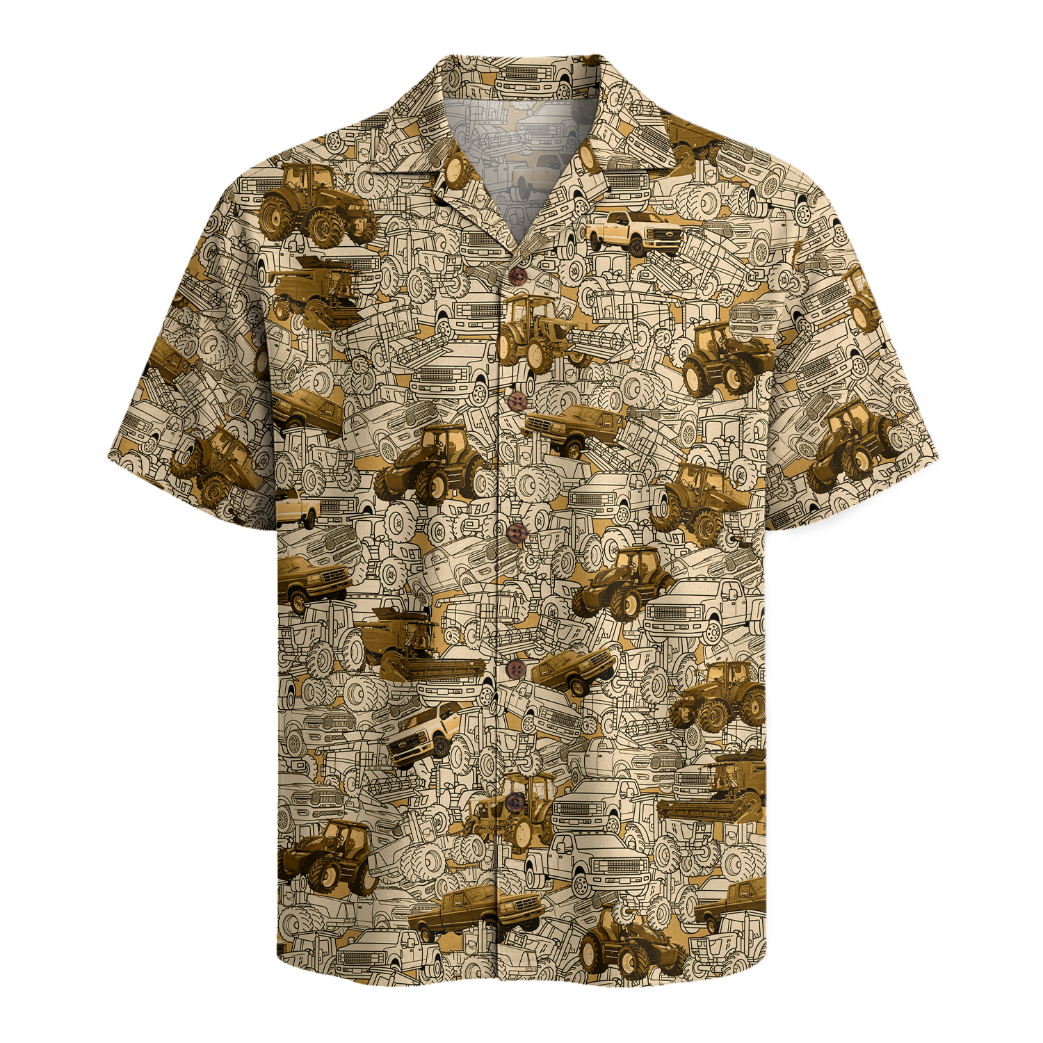 Farmer Hawaiian Shirt for Men