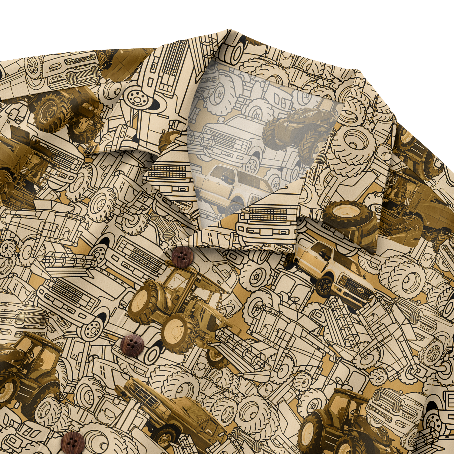 Farmer Hawaiian Shirt for Men