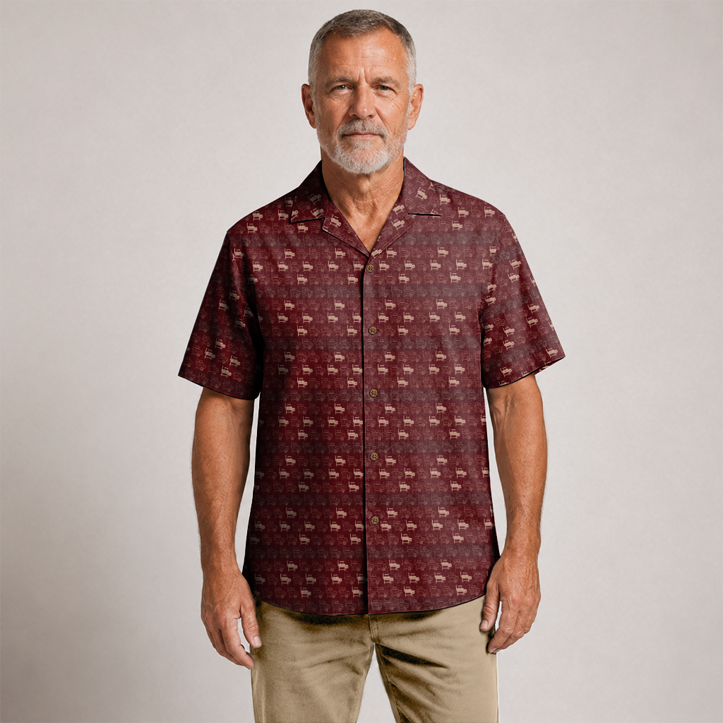 BBQ Hawaiian Shirt for Men