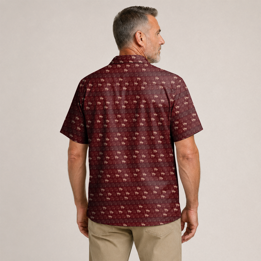 BBQ Hawaiian Shirt for Men