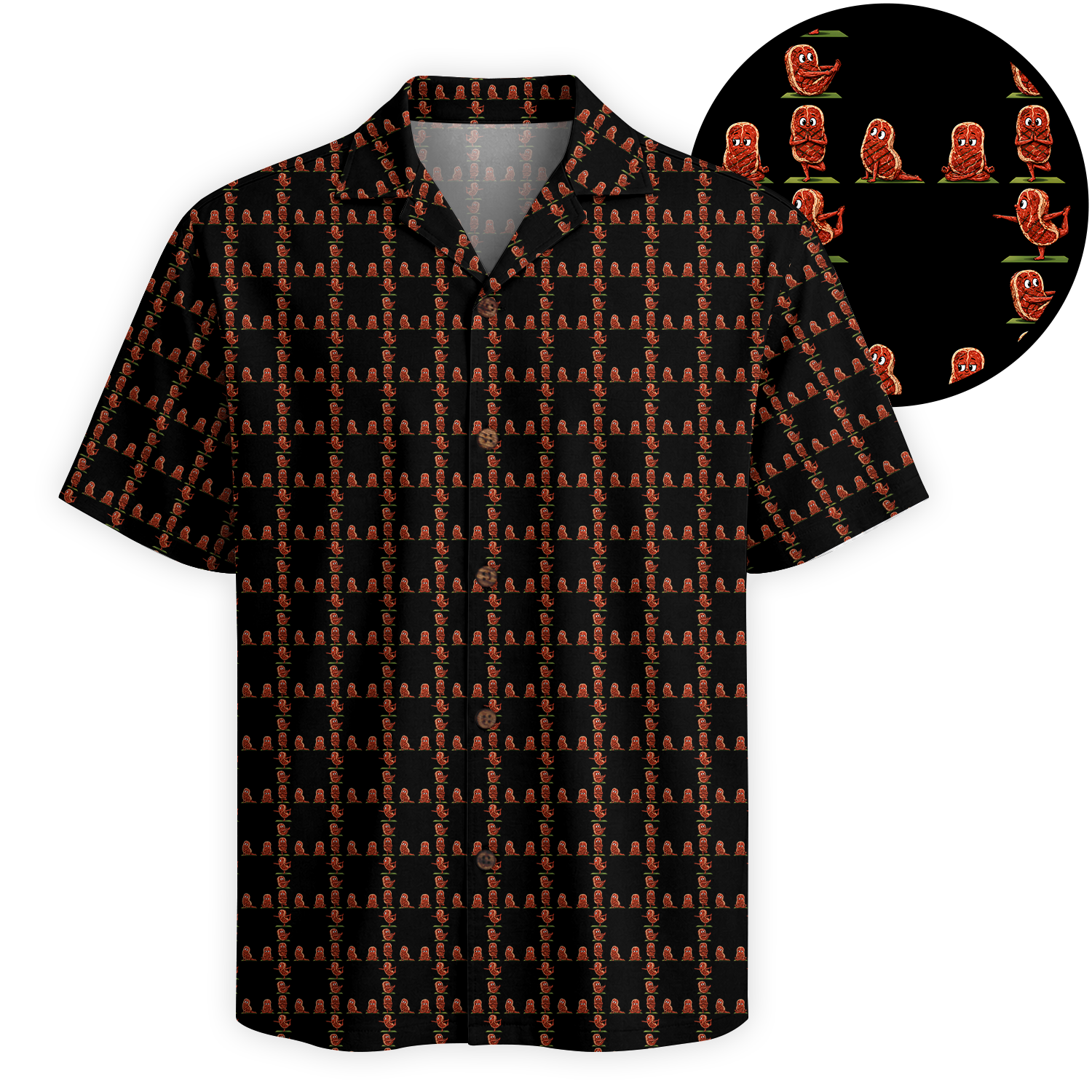 BBQ Hawaiian Shirt for Men