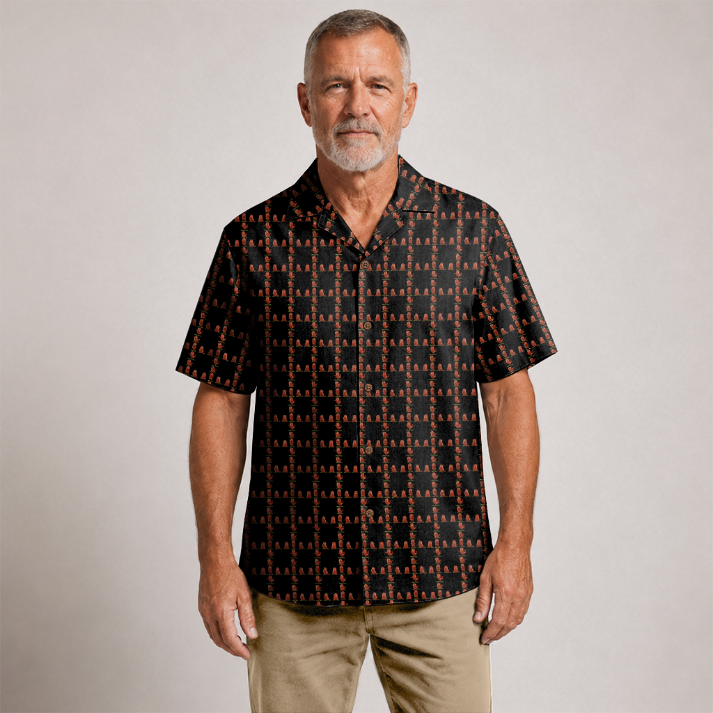 BBQ Hawaiian Shirt for Men