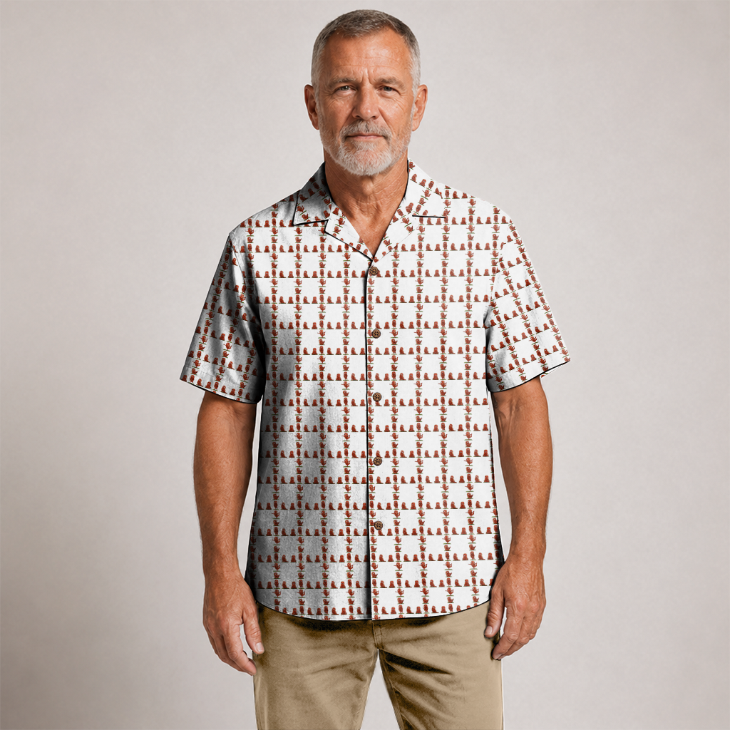 BBQ Hawaiian Shirt for Men