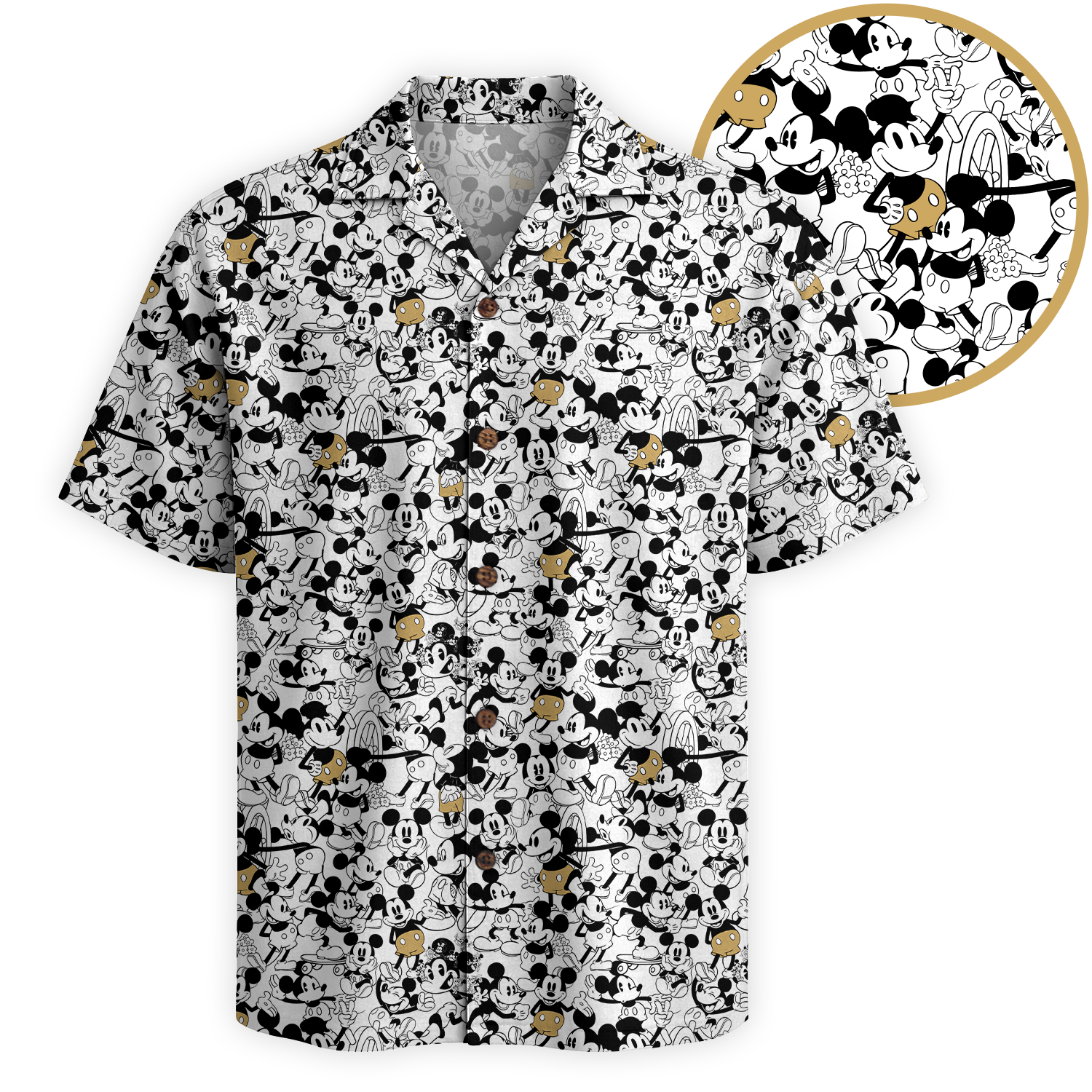 American Heritage Mickey 1928 Hawaiian Shirt for Men