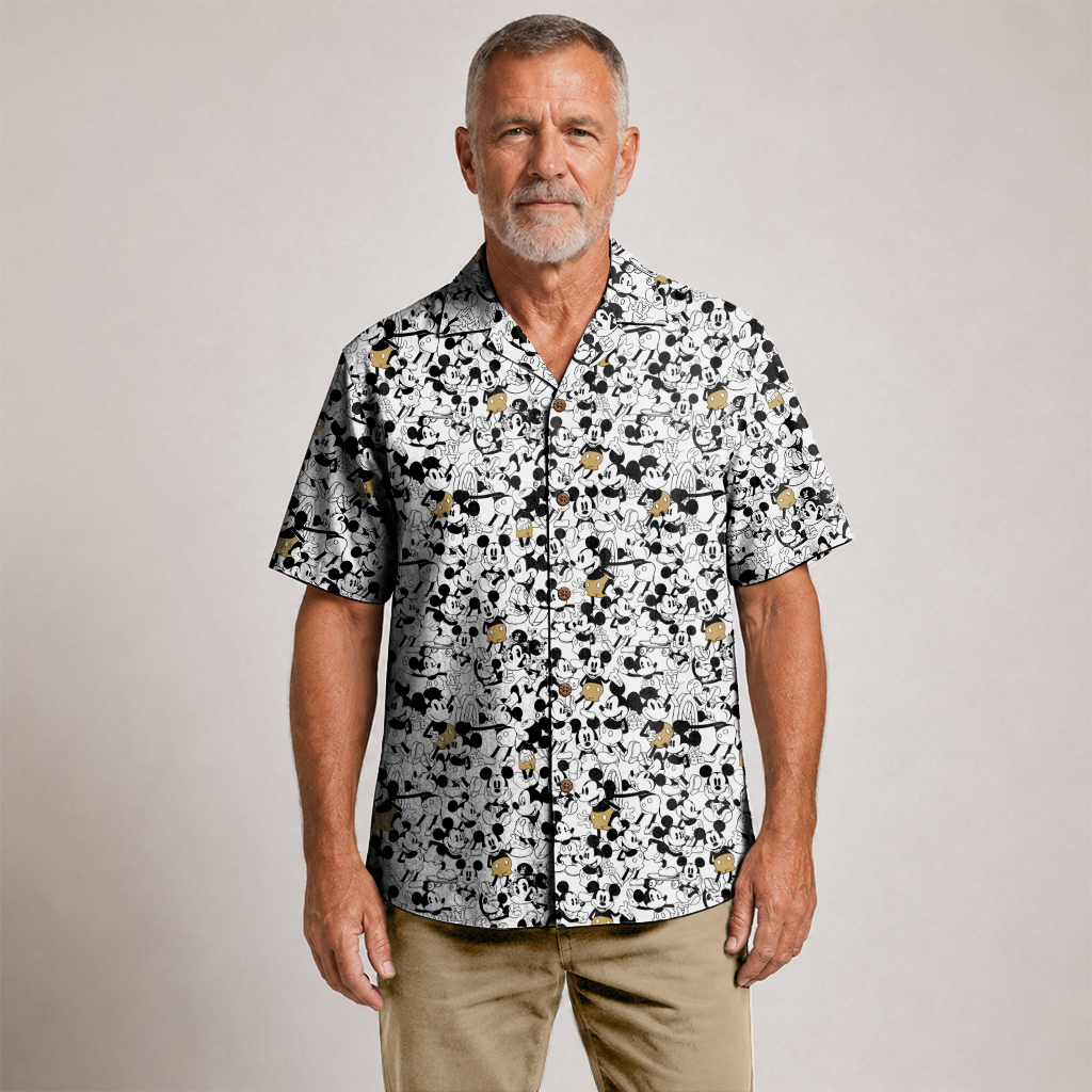 American Heritage Mickey 1928 Hawaiian Shirt for Men
