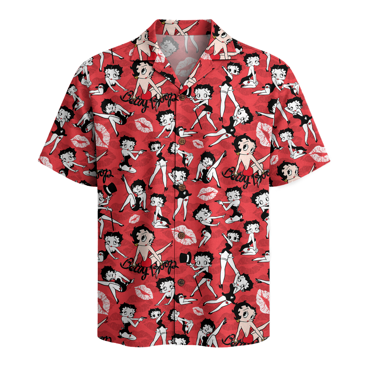 American Heritage Betty Boop Hawaiian Shirt for Men
