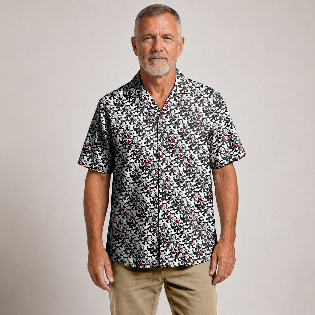 American Heritage Felix The Cat Hawaiian Shirt for Men