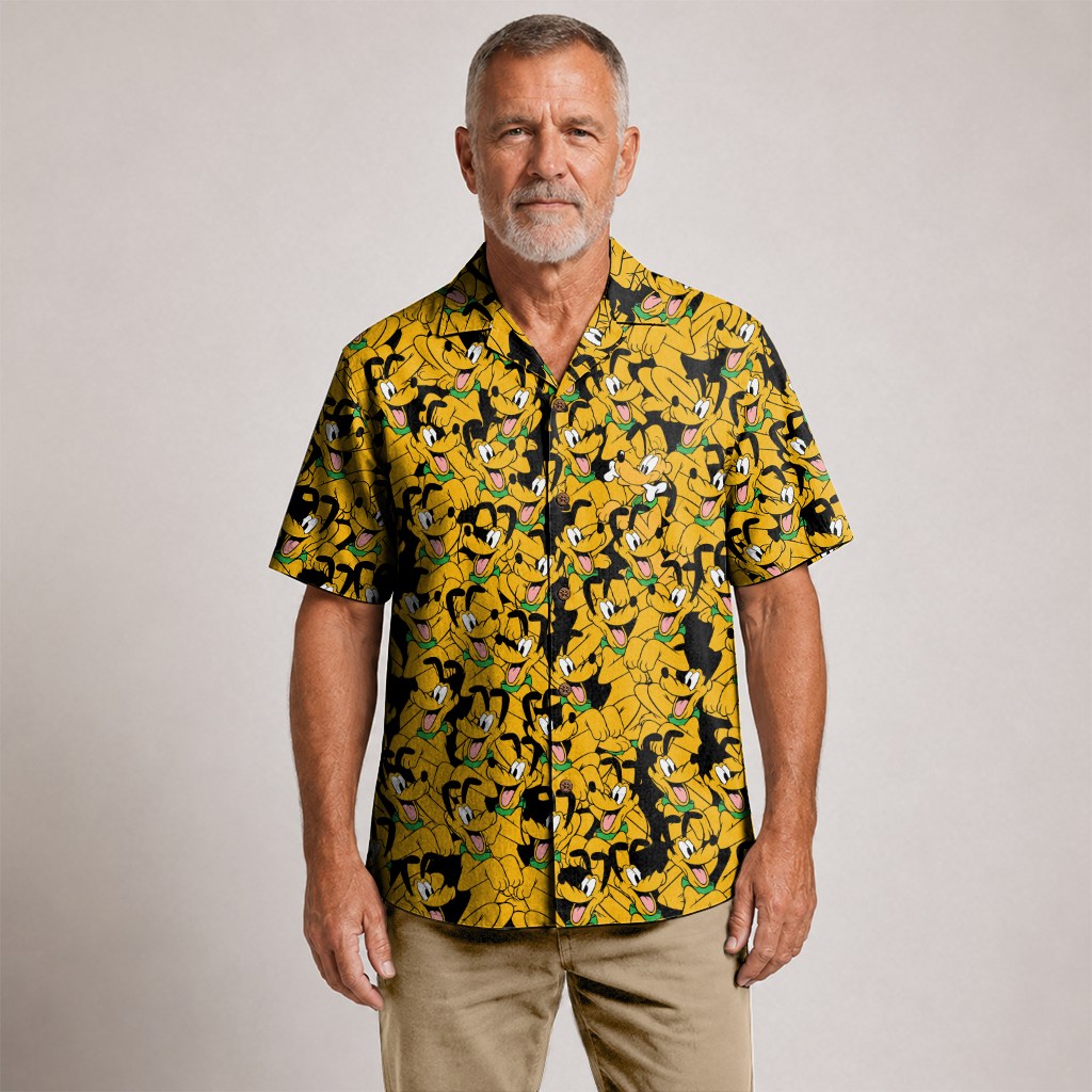 American Heritage Pluto Hawaiian Shirt for Men