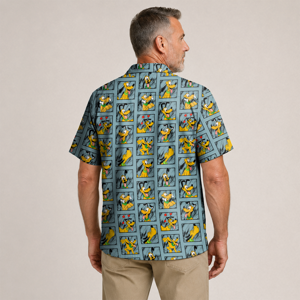 American Heritage Pluto Hawaiian Shirt for Men
