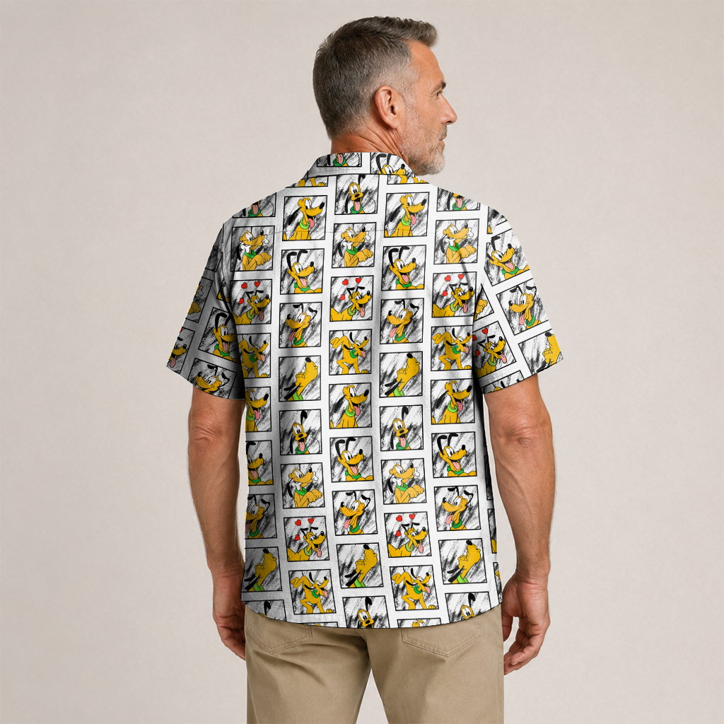American Heritage Pluto Hawaiian Shirt for Men