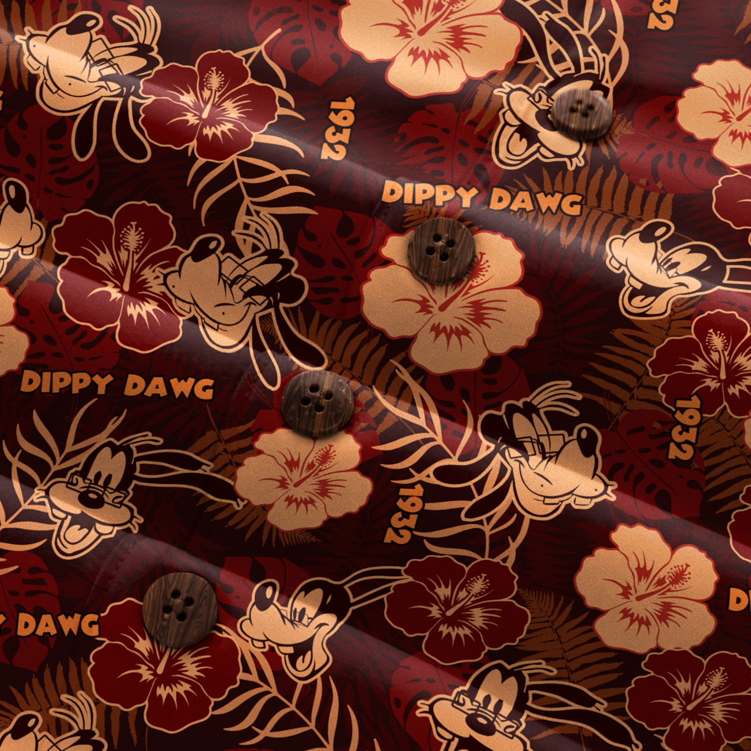 American Heritage Dippy Dawg 1932 Hawaiian Shirt for Men