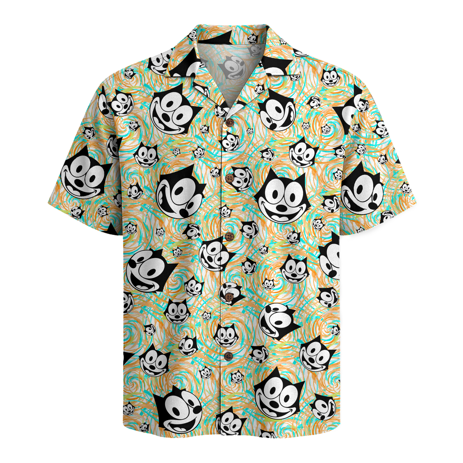 American Heritage Felix The Cat Hawaiian Shirt for Men