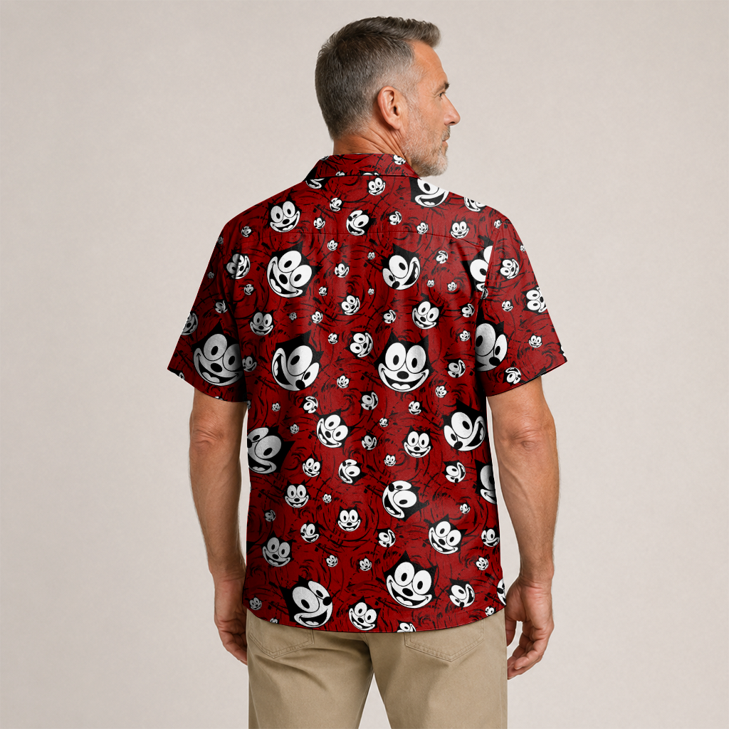 American Heritage Felix The Cat Hawaiian Shirt for Men