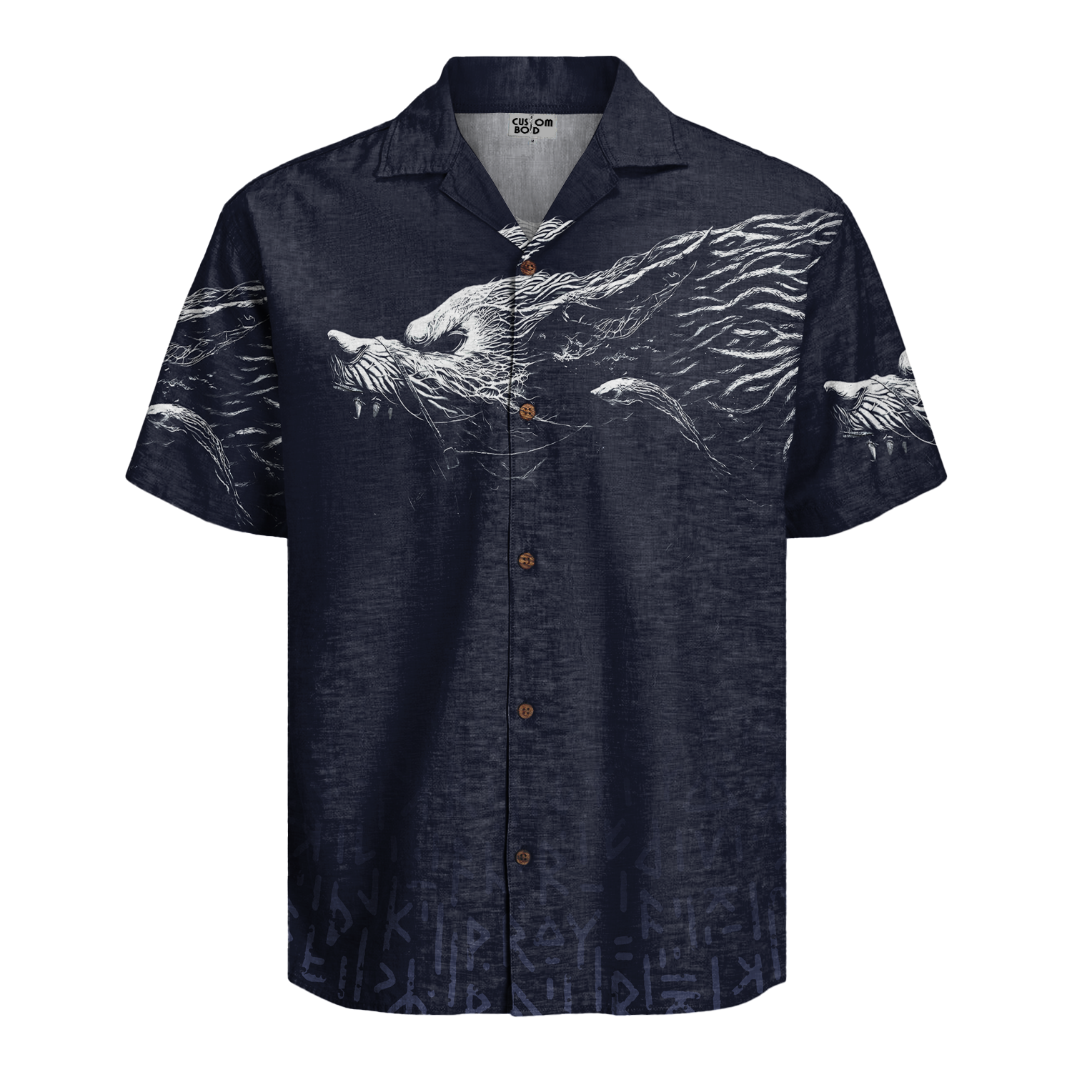 Howl Of The Ancients Linen Short Sleeve Shirt