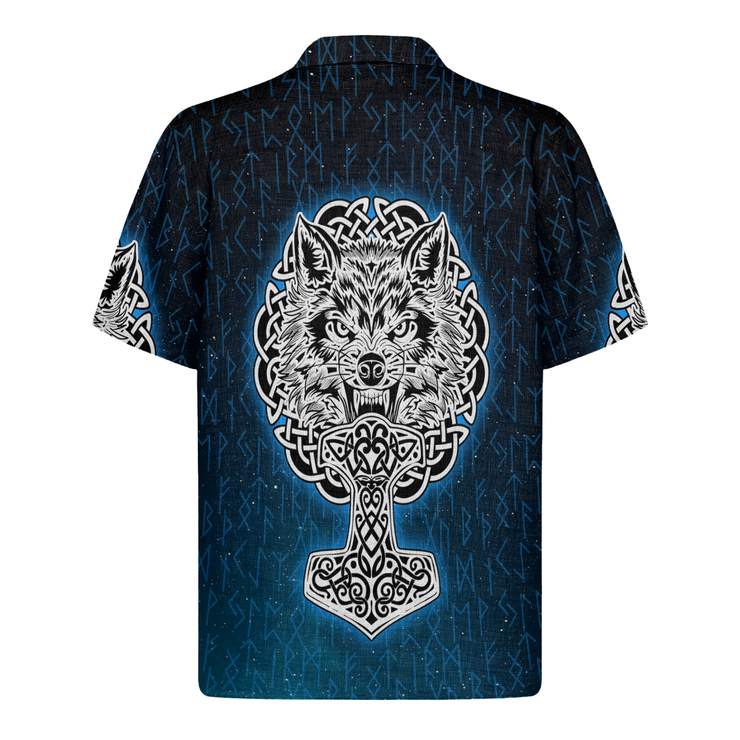 Mjolnir's Guardian Linen Short Sleeve Shirt