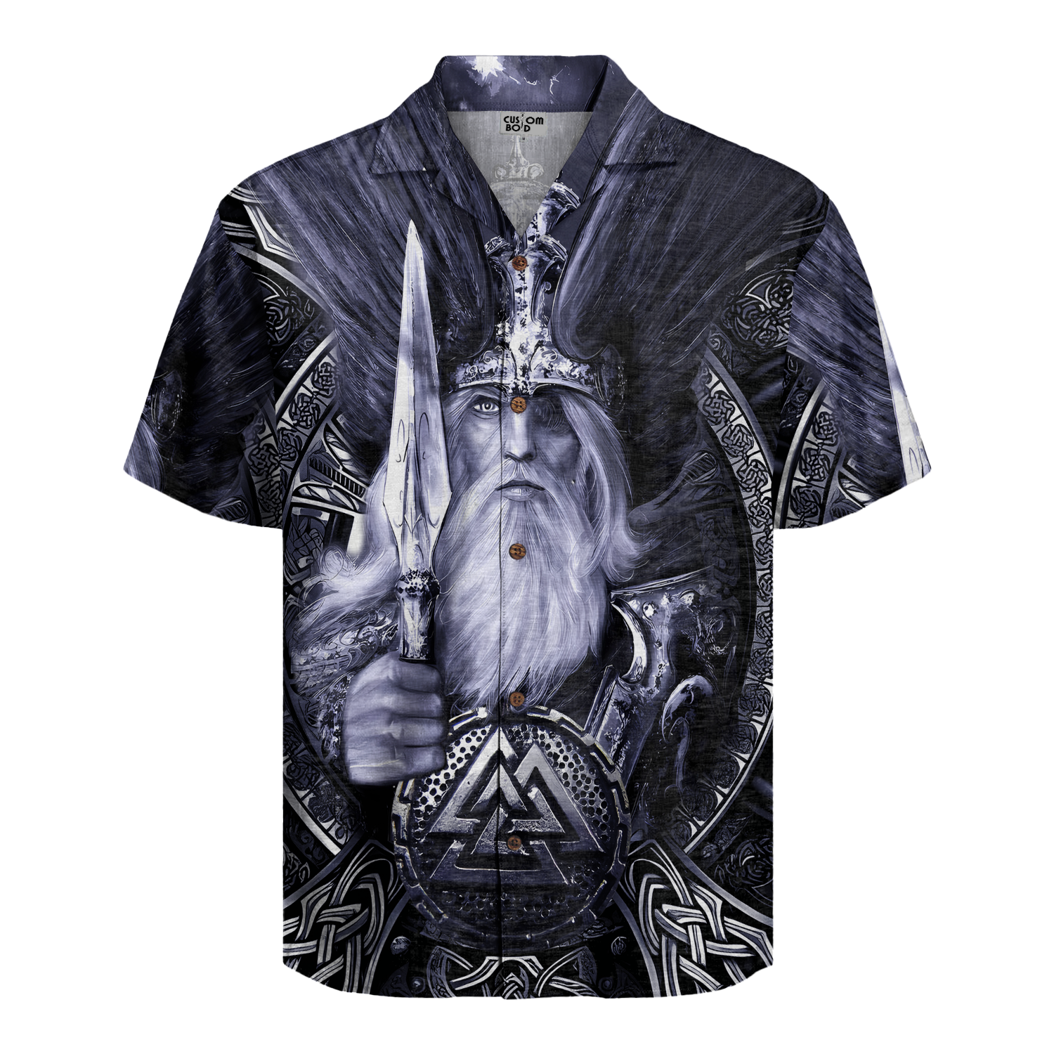 The Norse King Linen Short Sleeve Shirt