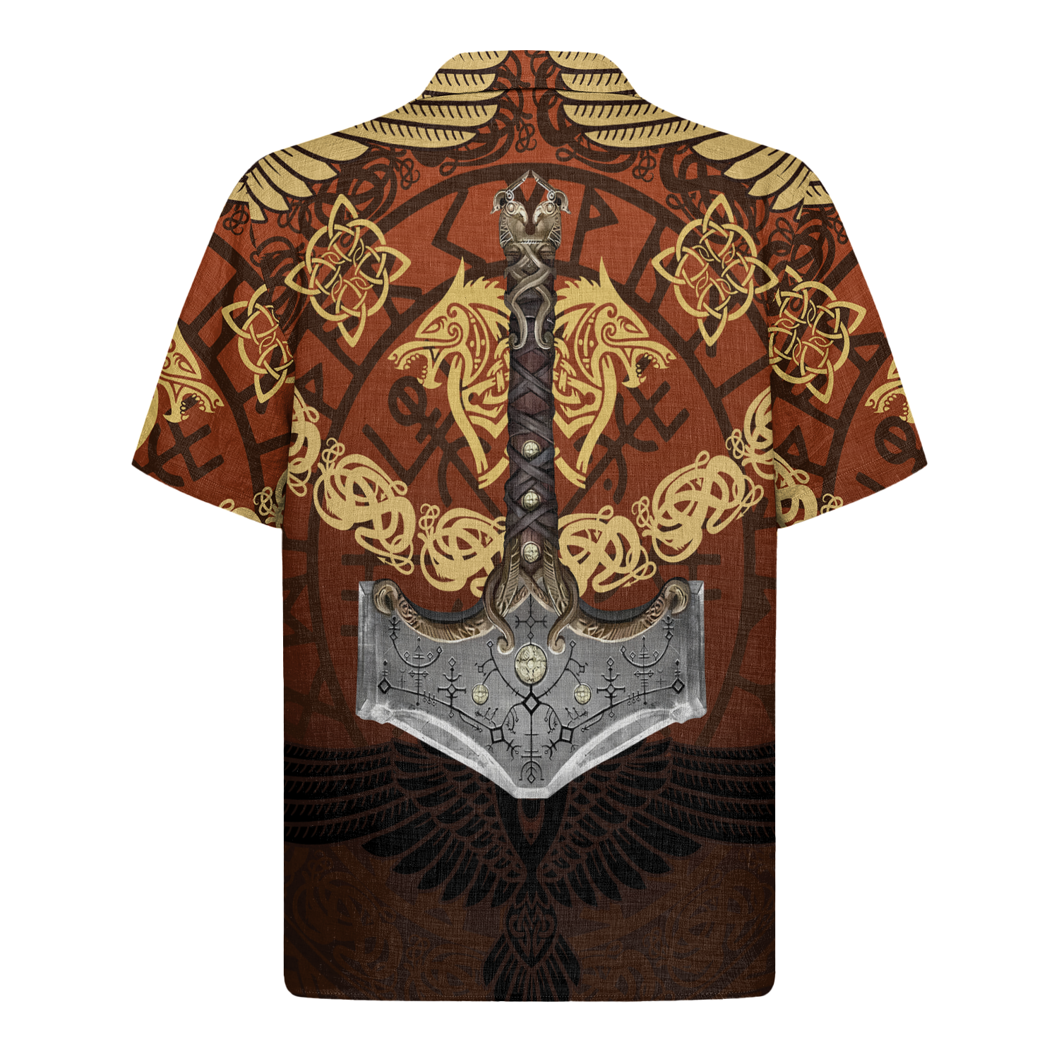 Blade Of the Norse Linen Short Sleeve Shirt