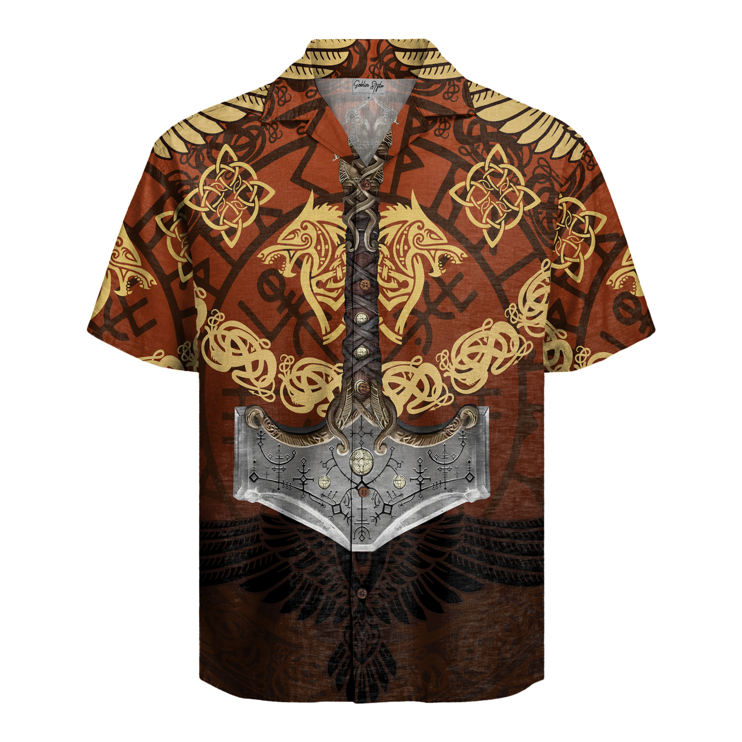 Blade Of the Norse Linen Short Sleeve Shirt