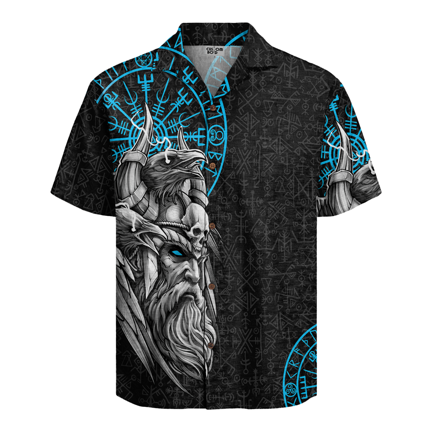 Odin’s Gaze Linen Short Sleeve Shirt