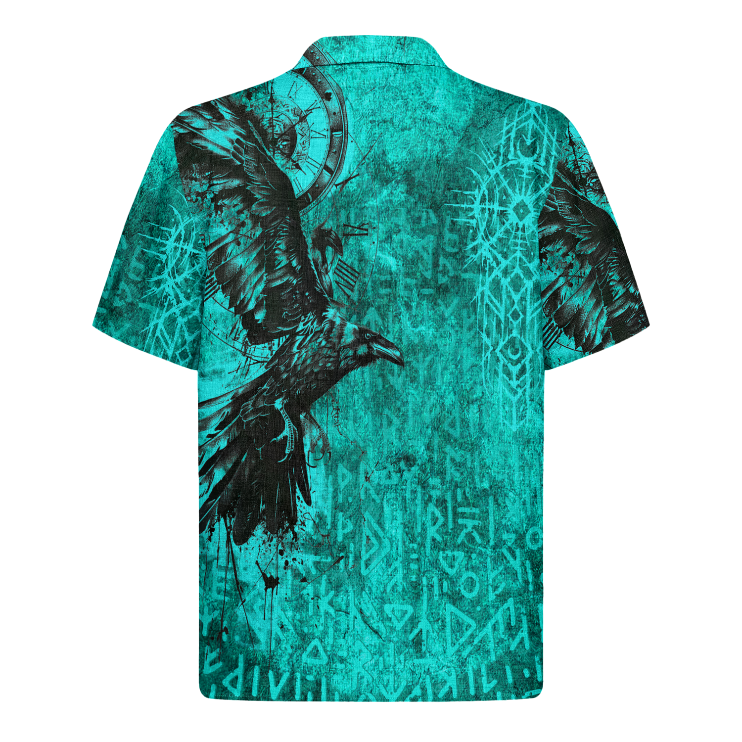 Raven of Odin Linen Short Sleeve Shirt