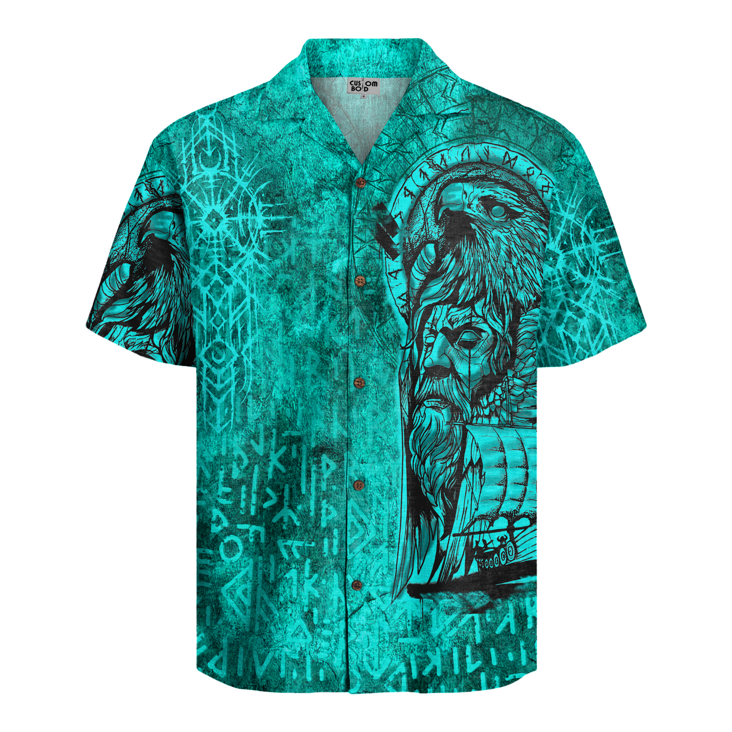 Odin's Vision Linen Short Sleeve Shirt