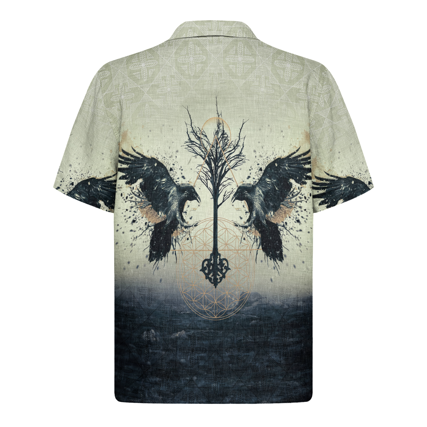 Huginn & Muninn Raven Linen Short Sleeve Shirt