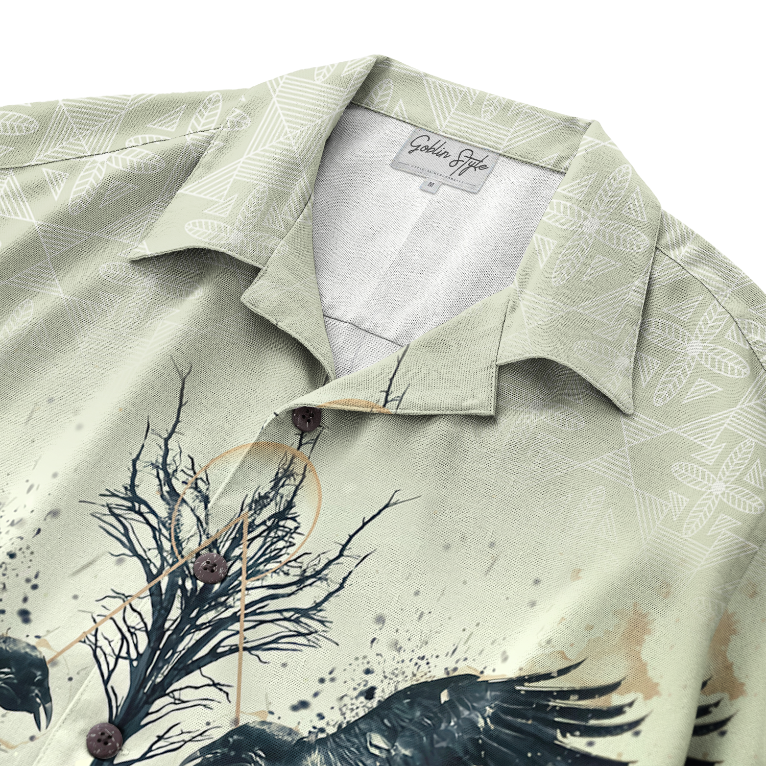 Huginn & Muninn Raven Linen Short Sleeve Shirt