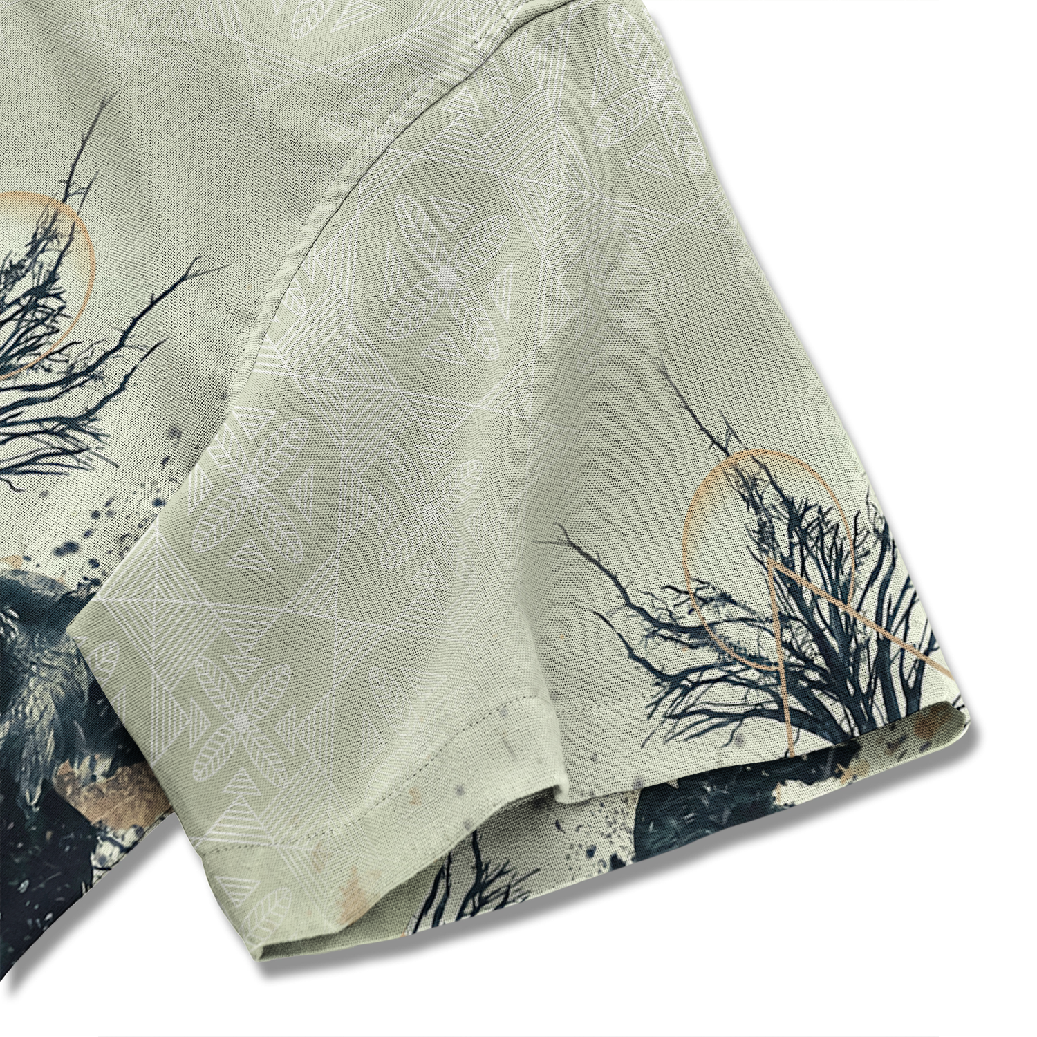 Huginn & Muninn Raven Linen Short Sleeve Shirt