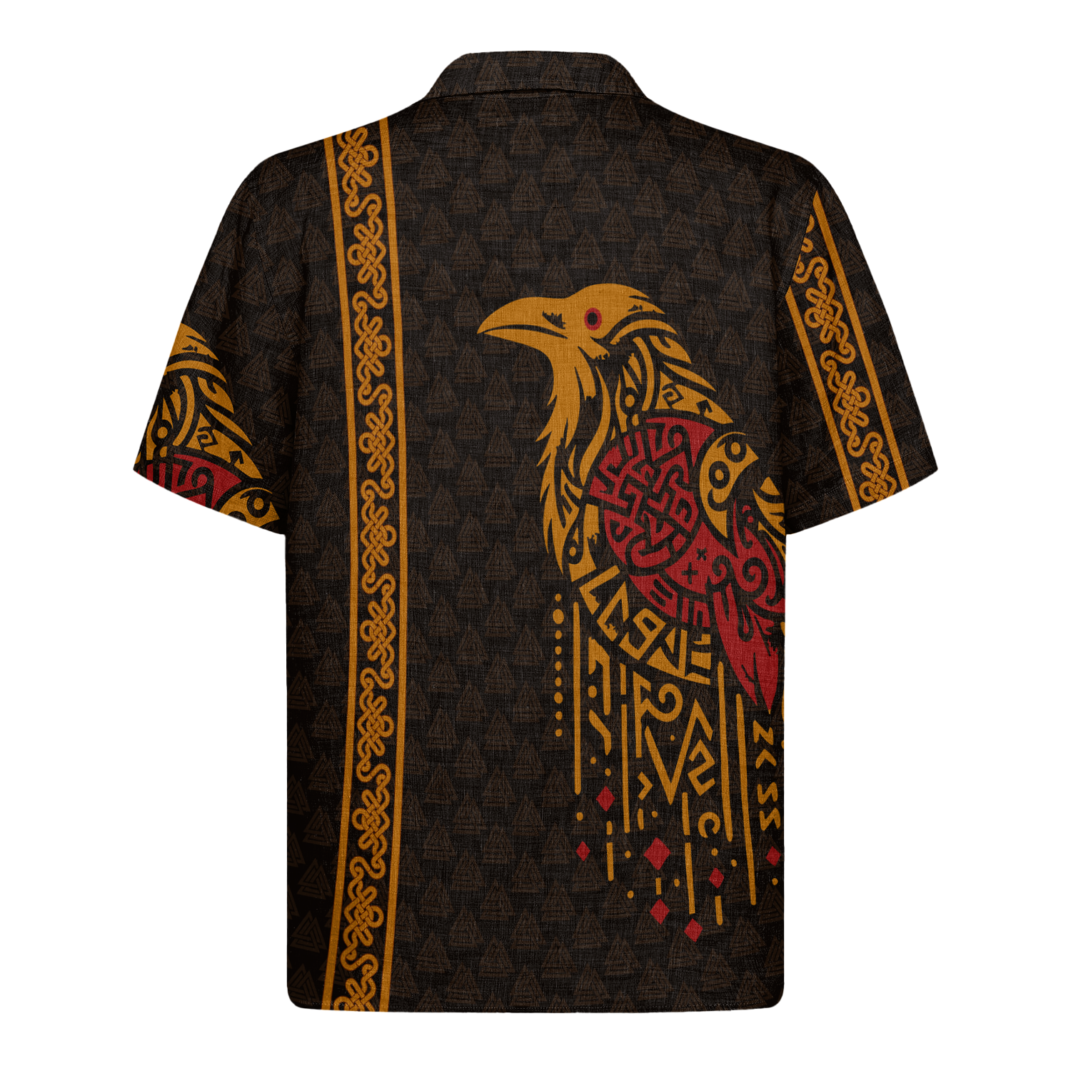 Mystic Raven Linen Short Sleeve Shirt