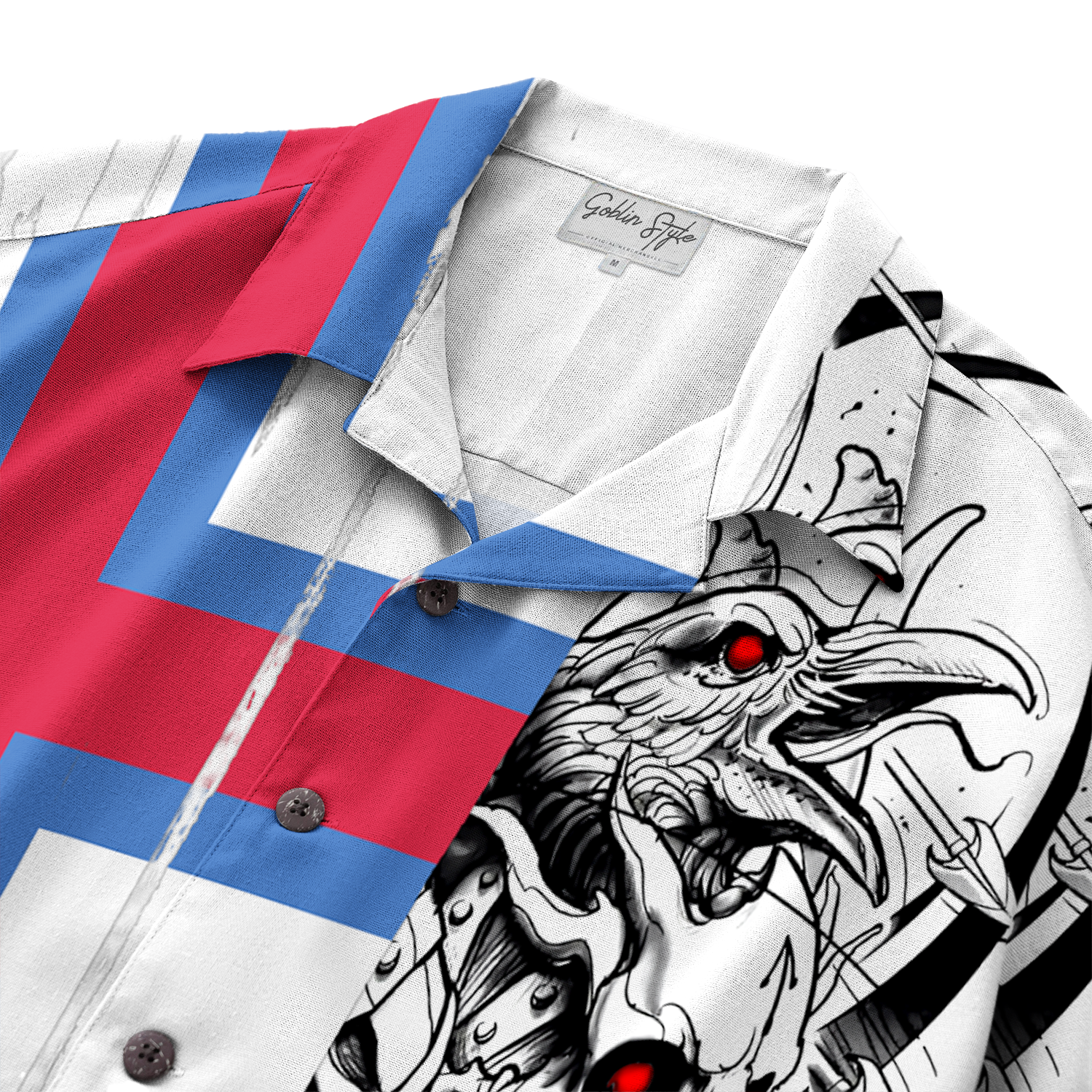 Odin's Faroese Patriotic Linen Short Sleeve Shirt