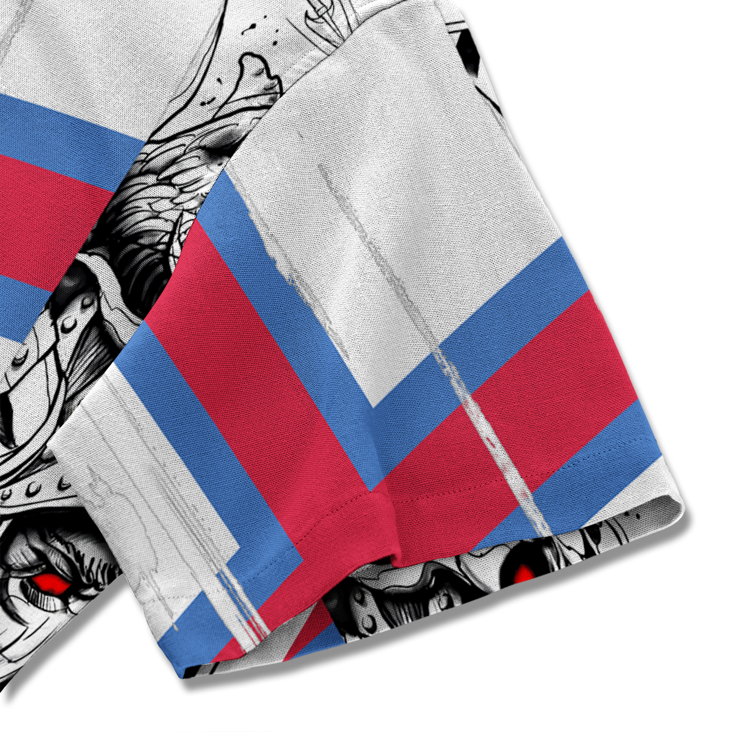 Odin's Faroese Patriotic Linen Short Sleeve Shirt