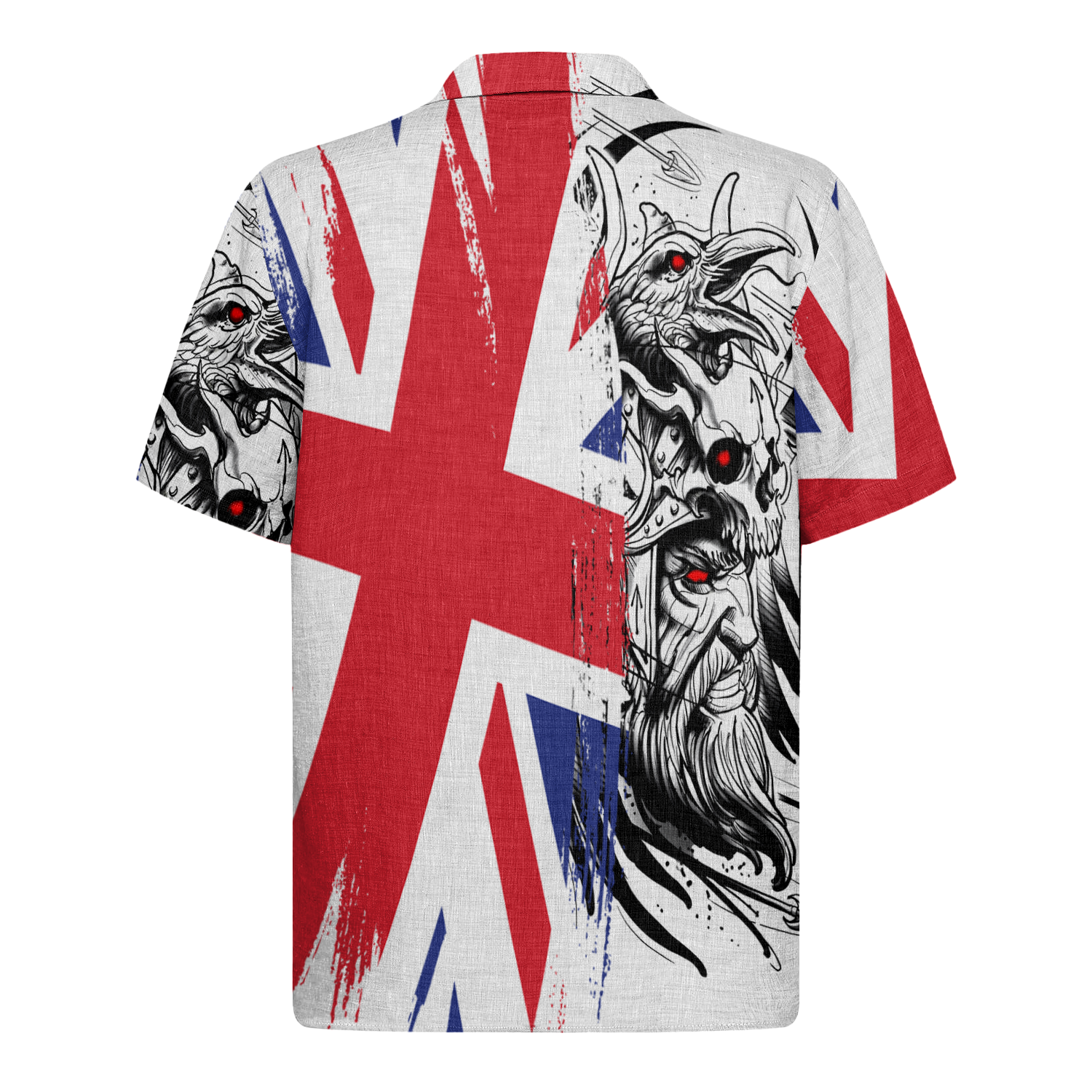 Odin's UK Patriotic Linen Short Sleeve Shirt