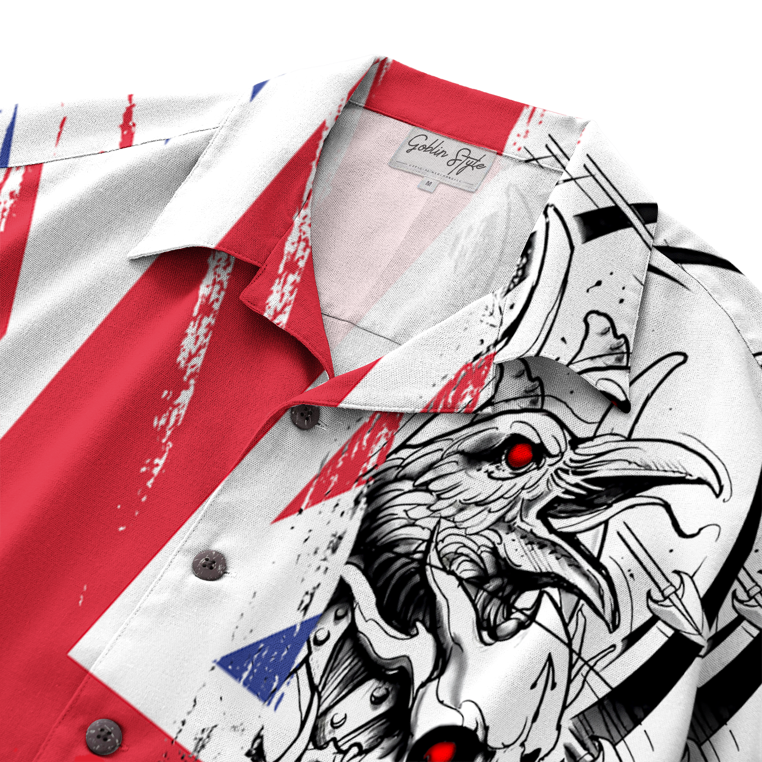 Odin's UK Patriotic Linen Short Sleeve Shirt