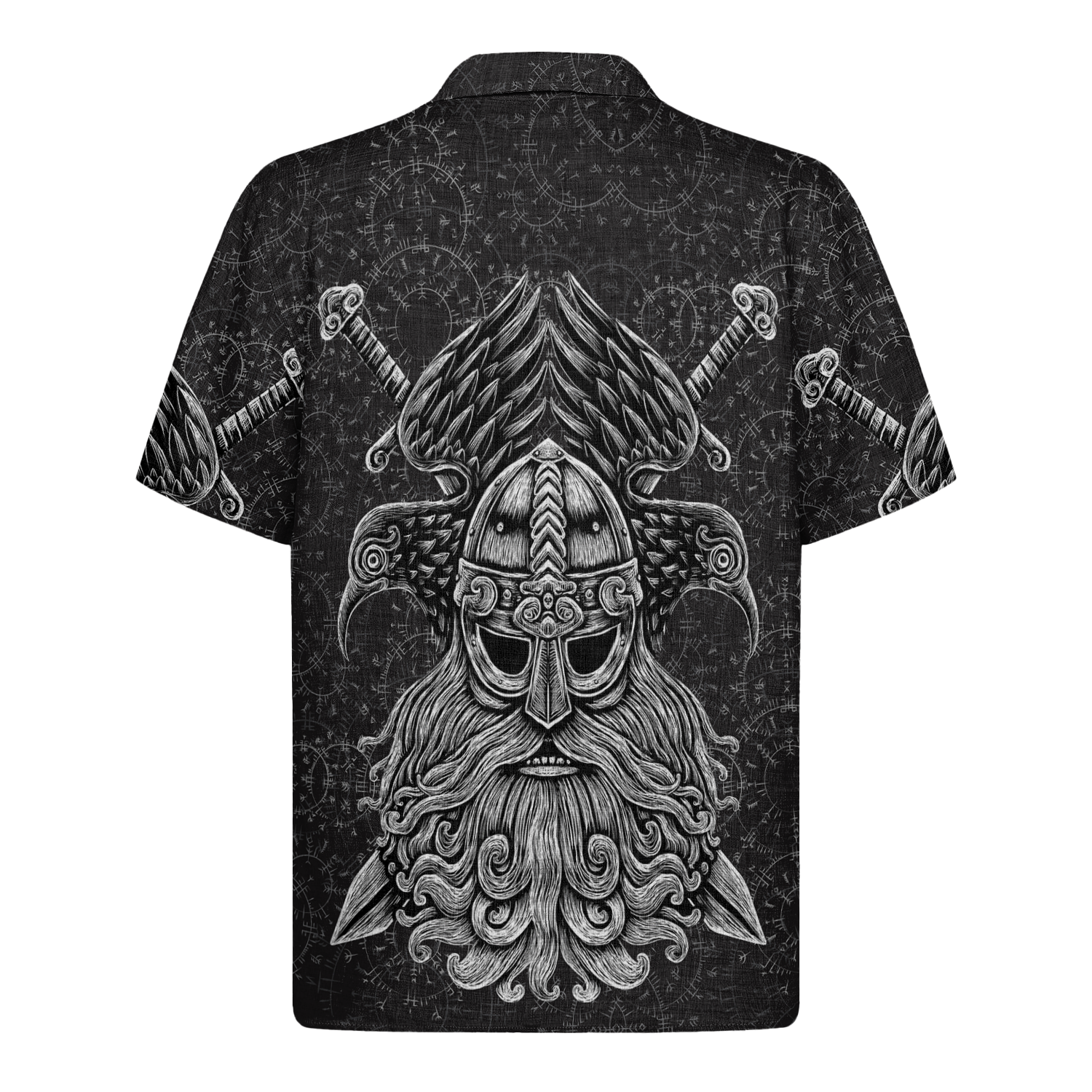 Viking Warrior Spirit Linen Short Sleeve Shirt