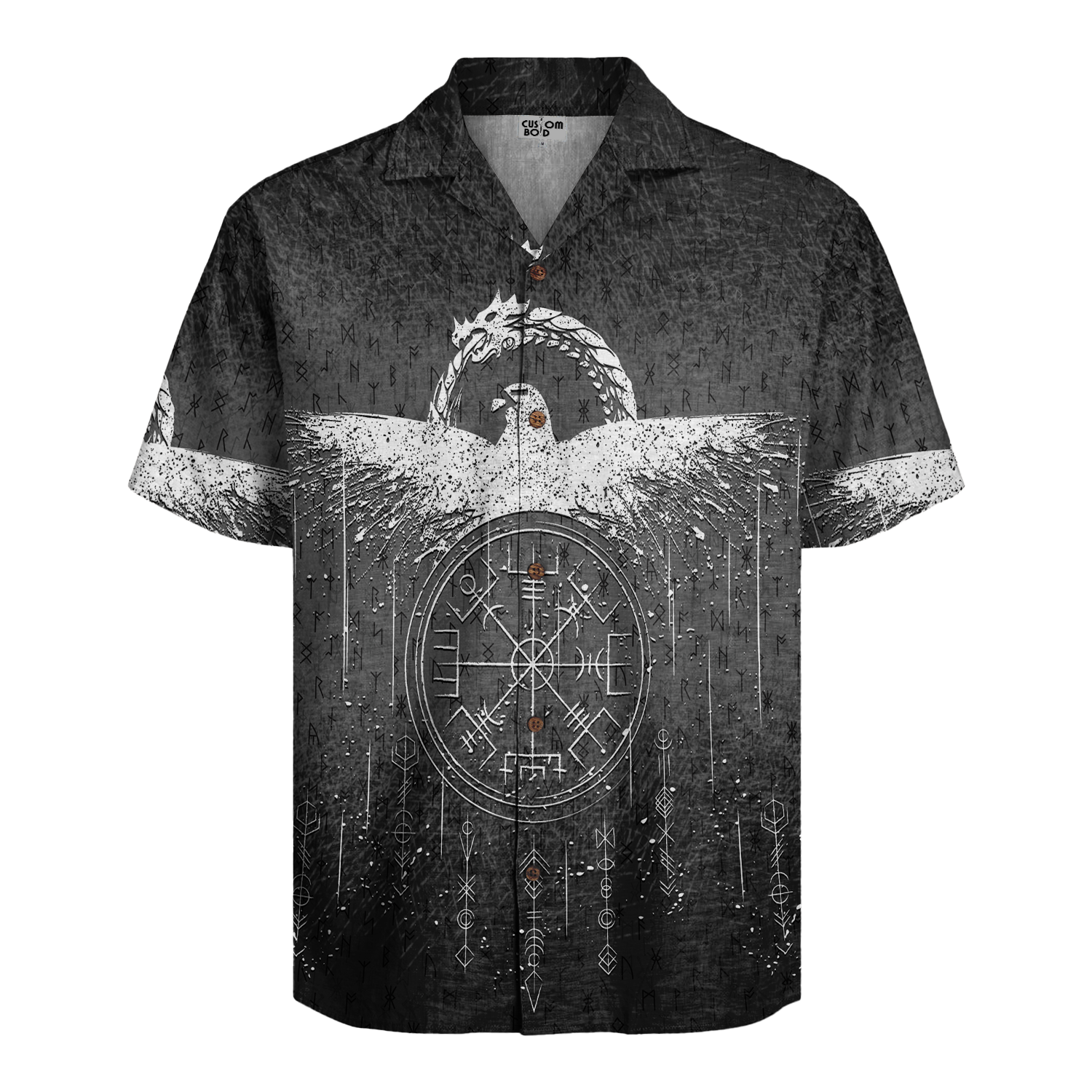 Dragon Rune Mystique Linen Short Sleeve Shirt