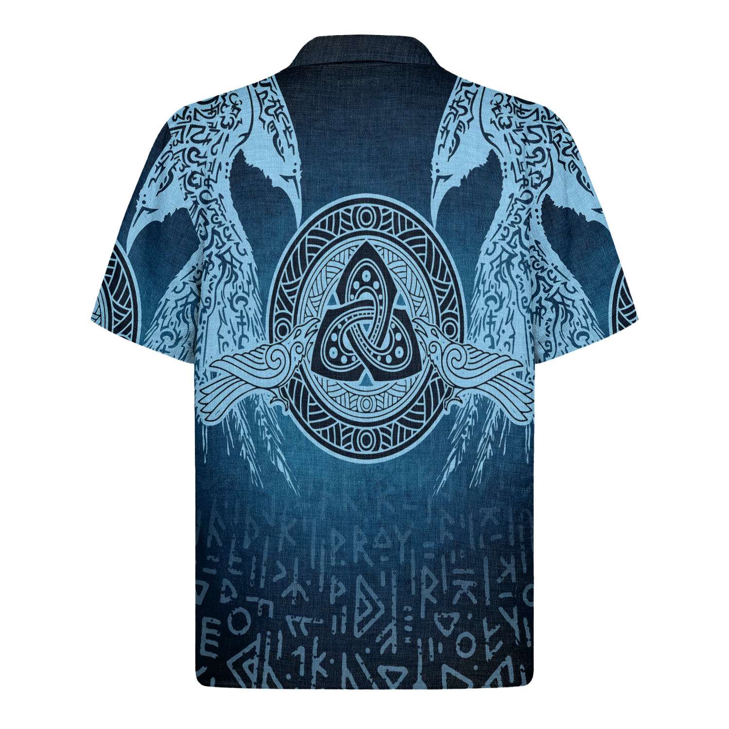 Valknut's Eternal Embrace Linen Short Sleeve Shirt